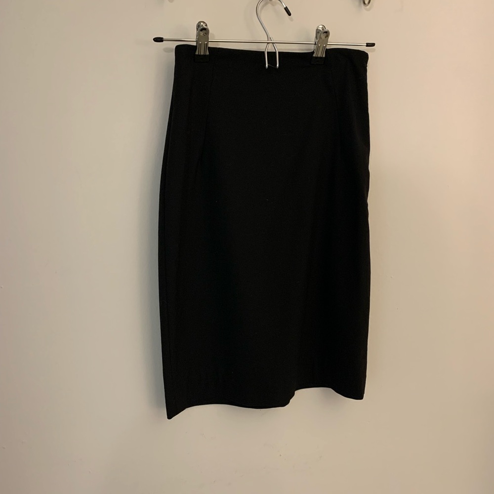 Aritzia black work pencil skirt